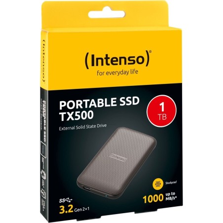 Intenso SSD TX500 1TB USB 3.2 Gen 2x1 - Lightning Fast Storage for Your Data Needs!